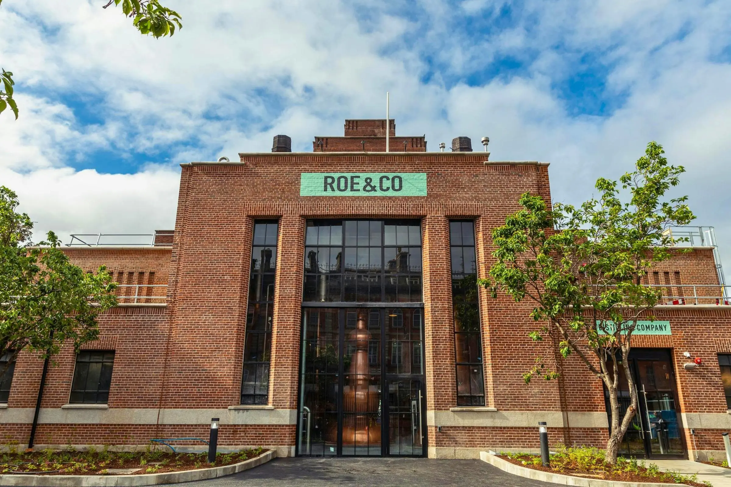 Roe & Co Distillery Dublin The exterior of the Roe & Co Distillery in the former Guinness Power Station